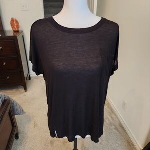 Double Zero‎ Medium Black knit Tee